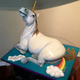Image for article titled Here Is the Unicorn Rainbow Fart Cake Life Promised You